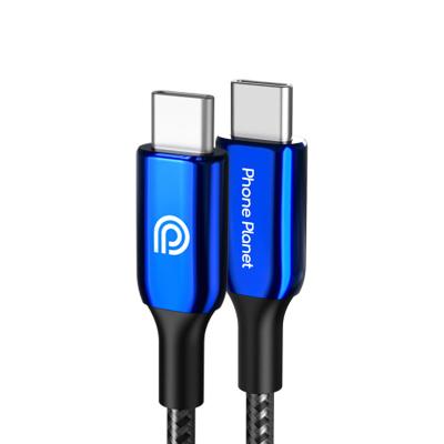 China Charging + Shell Data Cable Fast Charging Zinc Alloy 100W Palladium 100W Data Sending Zinc Alloy Type C To USB C Cable for sale