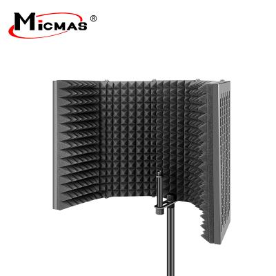 China 2021 Hot Sale 5 Doors High Quality Metal Microphone Isolation Soundproof Shield for sale