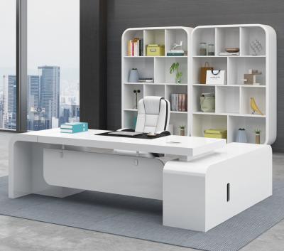 China High Quality COOKING Boss Chair PAINTING Office Table Furniture Modern Wooden Executive Desk for sale
