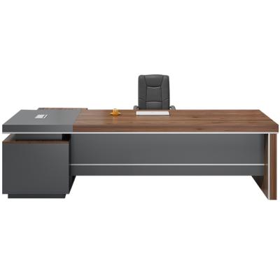 China STABLE factory wholesale popular wooden escritorio ejecutivo L shape manager table desk for sale