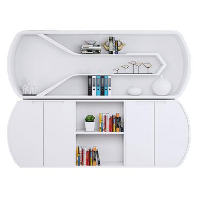 China Business Modern Luxury Large File Cabinet Manager's Office Painted Wood Filling Cabinet for sale