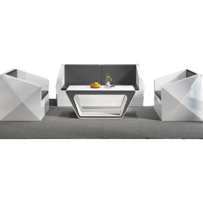 China Newest Baking Fashion Paint Modular Office Sofas White Executive Office Sofa Leather for sale