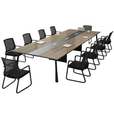 China Large 10 Person Meeting Table Extendable Conference Tables And Chairs Office Furniture for sale