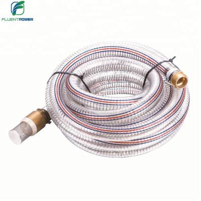 China Adjustable Steel Wire Reinforced PVC Types Plastic Water Pipe With Fittings for sale