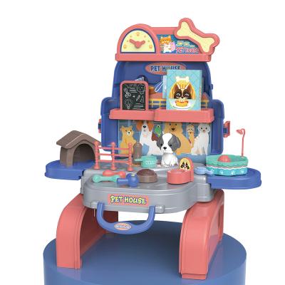 China Pet Toys Pretend Pets Toys and Props Kids Pretend Play Toys with Backpack for sale