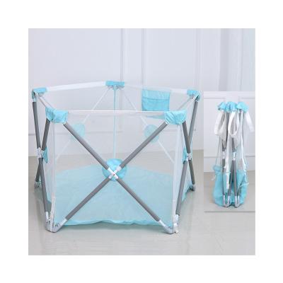China 2021 Modern Indoor And Outdoor Use Fence Portable Folding Safety Baby Playpen for sale