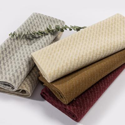 China Anti Pill Fashion Wool Melton Fabric For Women's Coat Men Prepare Winter Running Fabric for sale