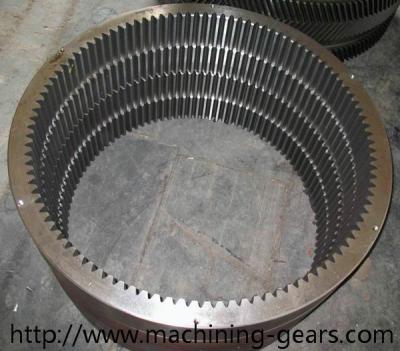 Chine Abrasion interne de vitesse de vitesse de dent de four rotatoire grande/d'anneau de Hss broyeur à boulets résistante à vendre