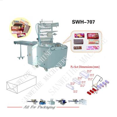 China 3 Phase Automatic Biscuit Packing Machine SGS Fold Wrapping Machine for sale