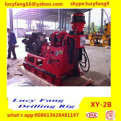 China China Cheapest XY-2B Skid Mounted Portable Diamond Core Drilling Rig With Deutz Engine F4L912 For Sale for sale