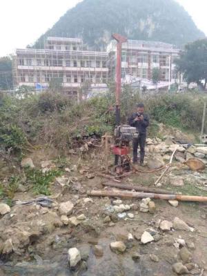 China China Popular Good Quality Trailer Mounted Drilling Rig For 300 m Depth for sale