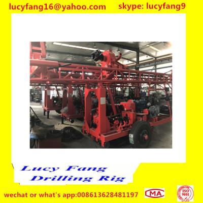 China China Popular Good Quality Trailer Mounted Mobile CST-200 Hydraulic Big Pile hole Drilling Rig For 200 m Depth for sale