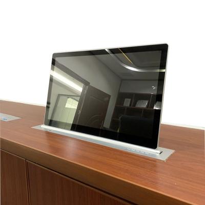 Chine 17.3 Inch Conference LCD Monitor Lift Retractable HY-7100/17 Silver Black à vendre