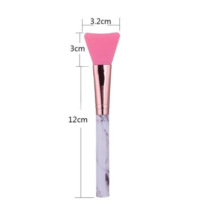 China Beauty Mask Tools Wholesale Single Face Mask Brush Private Label Silicone DIY Facial Brush for sale