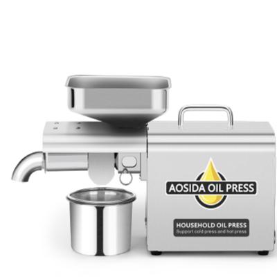 China Low Noise 1500/1800WNew Stainless Steel Oil Press Machine Commercial Home Oil Extractor Expeller Presser 110V/220V available Oil Press for sale