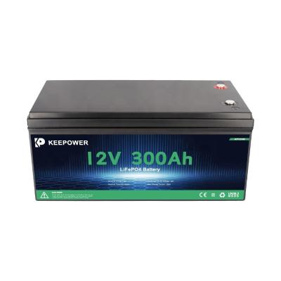 China Machine- The Deep Cycle Rechargeable Battery Pack BMS 12V 300Ah Lithium Ion High Capacity Intelligent Battery For Golf Cart for sale