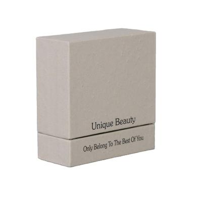 China Recycled Materials Custom Logo Gift Paper Box Packaging Ring Earring Necklace Bracelet Bangle Box Sliding Jewelry Boxes with Pouch for sale