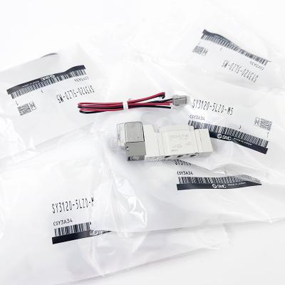 China 5 poortkleppen SMC-solenoïde kleppen SY3220-5LZD-C6 SY3220-6LZD-C6 Te koop