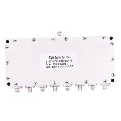 China high quality N female 8 way eight way antenna power catv splitter SX-800-960-20-18 for sale