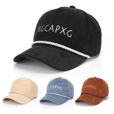 China COMMON Outdoor Fashion Custom Sports Cap Corduroy Baseball Cap UV Protection Cap for Men and Women for sale