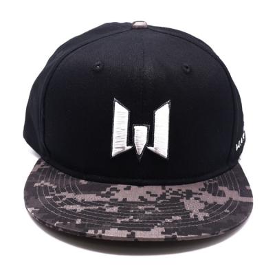 China COMMON Fashion Custom Embroidered Cotton 5 Panel Hip-hop Snapback Cap Sports Cap for sale
