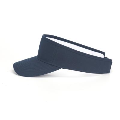 China Casual Wholesale Fashion Custom Embroidery Logo Coton Summer Beach Unisex Sun Visor Cap for sale