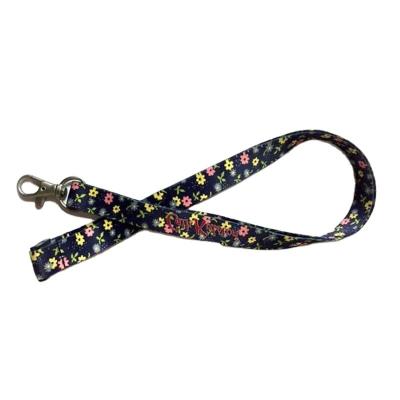 China Thermische overdracht Print Flat Polyester Single Custom Sublimatie Lanyards Met Logo Te koop