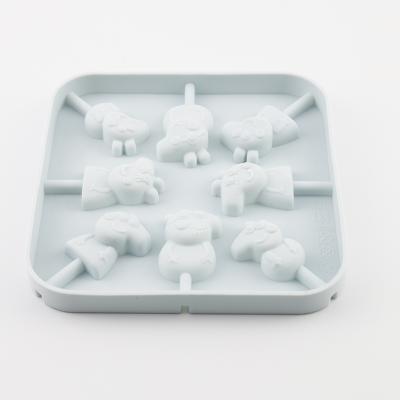 China Sustainable Pepp Pig Candy Candle Silicone Molds Candle With Pepp Pig Candy for sale
