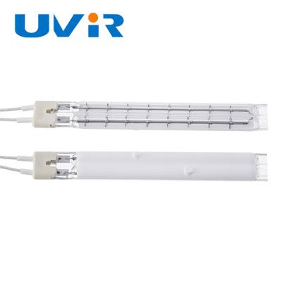 Cina lampade infrarosse della metropolitana del gemello 1500W, radiatore ricoprente ceramico di Ir delle onde corte in vendita