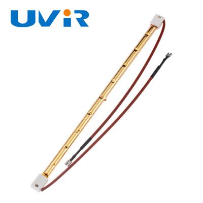 China SK15 2000W Helen Lamp Gold Coating Tubes Quartz Infrared Heater Replacement Bulbs for sale