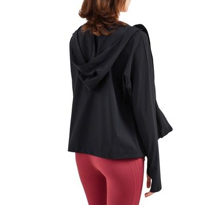 China Uniooo High Quality New Breathable Custom Logo Fashion Women Long Sleeve Gym Hoodies Fitness Sports Shirt Casual Pullover With Pocket for sale