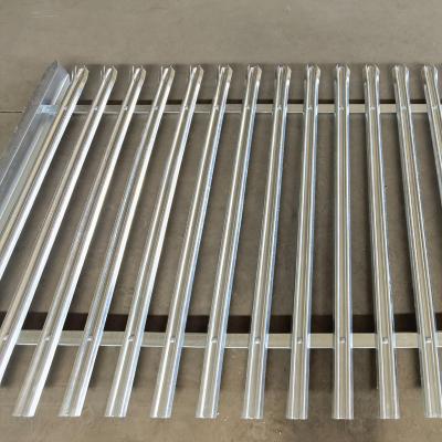 China Easily Assembled 2.4m / 3m Height W Section Metal Galvanized Palisade Security Fencing Suppliers for sale