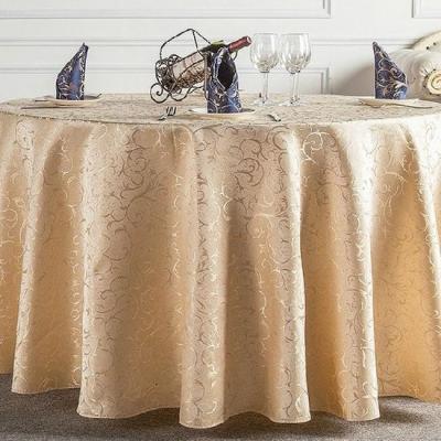 China 100% polyester Nieuw ontwerp Puur Kleur Tafeldoek Te koop