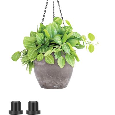 China Shatterproof Balcony Planters Fencing Hanging , Ceramic Hanging Planter Baskets Planter Liner for sale