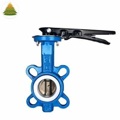 China Industrial DN150 6 Inch Normal Temperature Manual Power And Manual Operation Butterfly Valve for sale