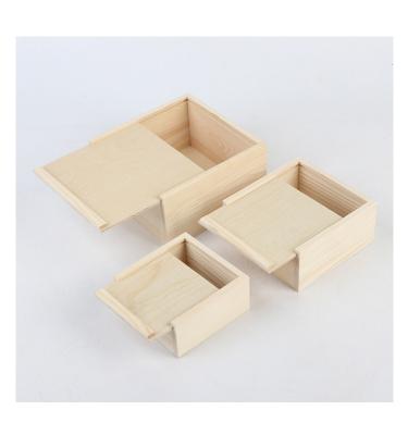 China Gift & Wooden Box Chinese Wooden Container Craft Supplier Wooden Storage Box for sale