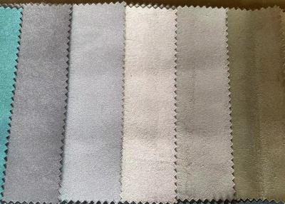 Chine Poly tissu simili cuir de suède de velours de 100% pour Sofa Upholstery à vendre