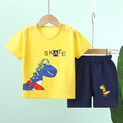 China Baby short-sleeved summer casual children's suit fashion summer clothes boys and girls cotton short-sleeved T-shirt for sale