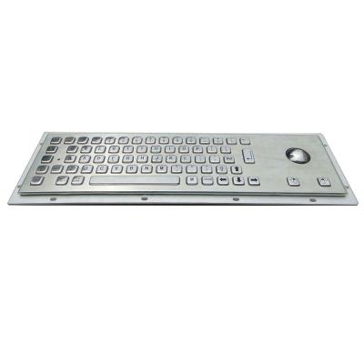 China Industrial Application Metal CE FCC IP65 Rugged Industrial Touch Screen Kiosk or Keyboard with Trackball for sale