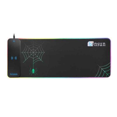 Chine Sortes sans fil RVB léger LED du chargeur 9 de tapis de souris universel de 10 watts à vendre