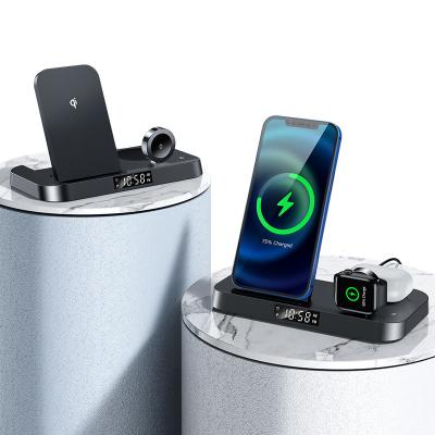 Chine Réveil sans fil de bureau en plastique 15W 6mm pliables de chargeur de Qi à vendre