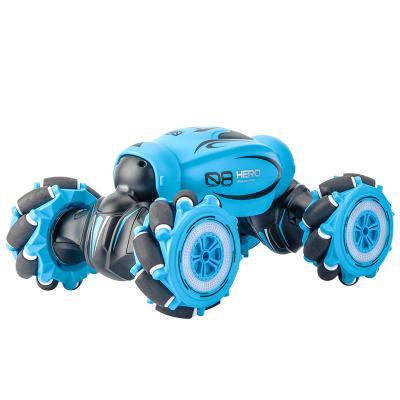China 2021 Model Kids Musical Rc Car High Speed Anklet Twisted Double Stunt Cars RC Kids Trick To Drift Remote Control Car With Lights for sale