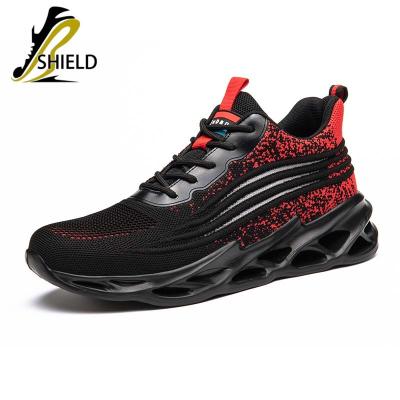 China Steel Toe Anti puncture smashing slip mesh EVA sole rescue safety shoes composite hiking steel toe sport shoes stock for MEN women for sale