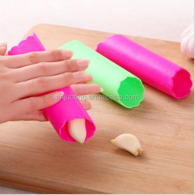China Viable top selling silicone garlic peele/garlic tube roller/garlic tube magic roller for sale
