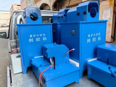 China Blue Color 12v Car Loading Automatic Rubber Hose Cutting Machine 1/4