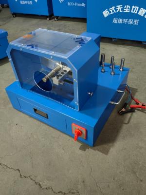 China Electric 12v Voltage 1/4'' To 2'' Hose Size Hydraulic Hose Skiving Machine With Motor Power 0.4 Kw Hose Peeling Machine Car Loading for sale