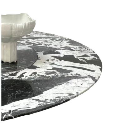China France Contemporary Large Antique Luxury Marble, Marble Countertops Black And White Veins, Hot Sale Dining Table for sale