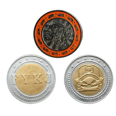 China Arcade Game Wholesale Customized Brass Zinc Alloy Machine Metal Stainless Steel Iron Token Coin for sale
