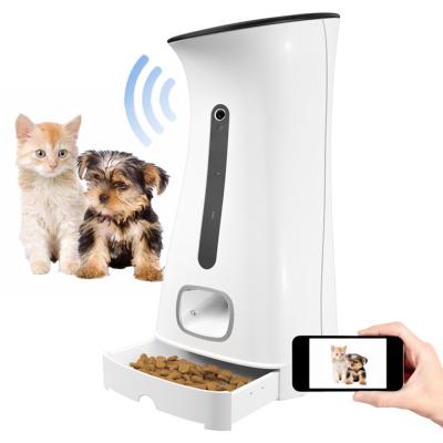 China Automatic Wi-Fi Enabled Automatic Pet Feeding Automated Smart Pet Feeder For Cats And Dogs for sale