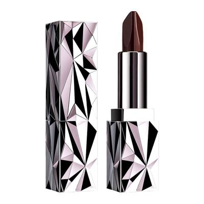 China Waterproof Black diamond tricolor waterproof and color fast lipstick, sexy red matte lipstick for sale